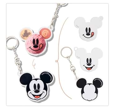 【お顔厳選】上海ディズニー　春限定ミッキーマウス＆ミニーマウスキーチェーン お顔厳選】上海ディズニー 春限定ミッキーマウス＆ミニーマウス